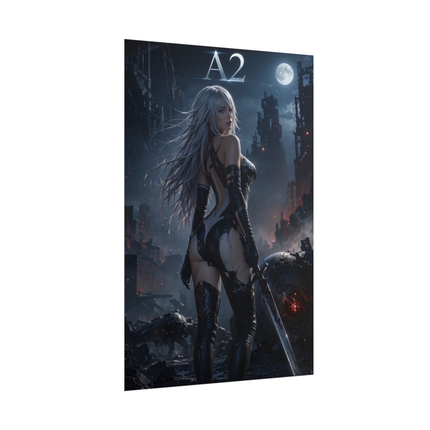 YoRHa A2 NieR Automata Game Poster Collectible Wall Art Print