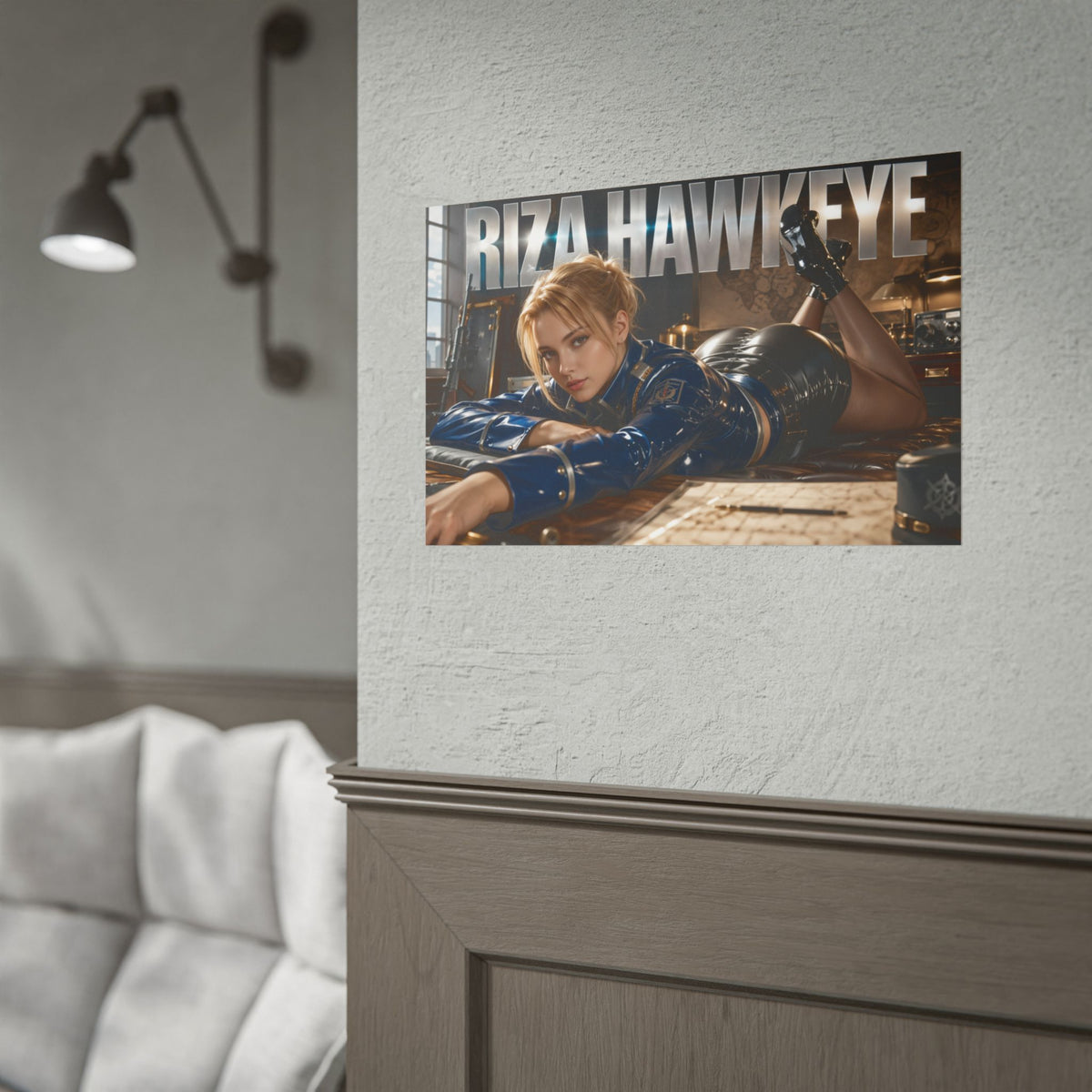 Riza Hawkeye Fullmetal Alchemist Anime Poster Wall Art Character Room Decor