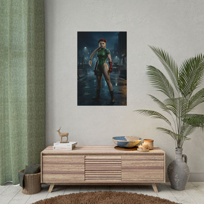 Cammy White Poster Street Fighter Wall Art Print Gaming Room Decor