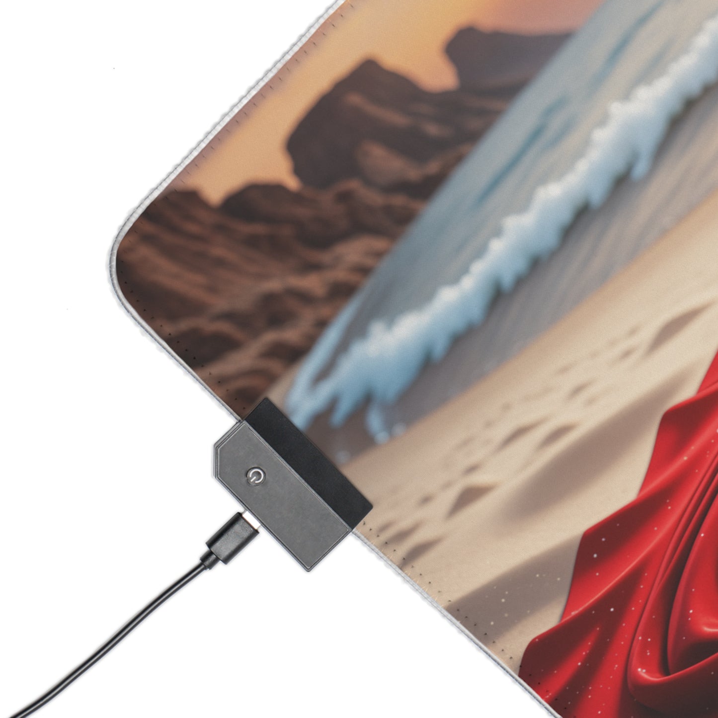 Килимок для столу Sailor Mars – світлодіодний RGB-підкладка, елегантна конфігурація дівчини з аніме Вайфу