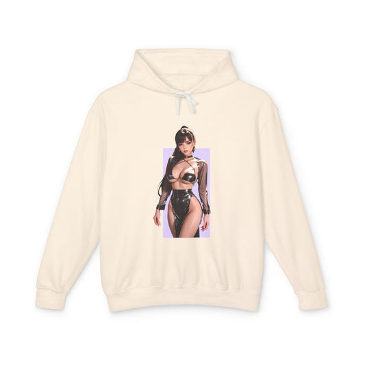 Eve Hoodie | Sci-Fi Heroine Hoodie | Anime Cyber Warrior Pullover