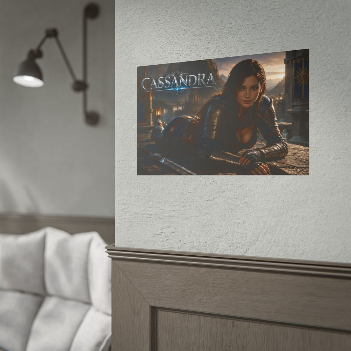 Gamer Room Poster Cassandra Soulcalibur Wall Art Character Collectible Print