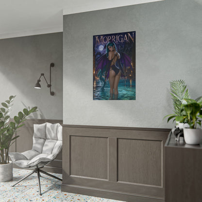 Morrigan Aensland Darkstalkers Poster Wall Art Character Room Decor Collectible