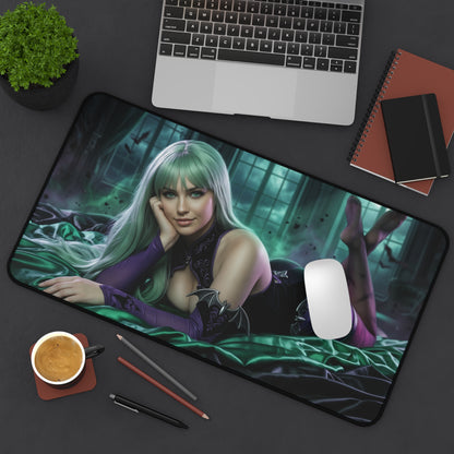 Darkstalkers Mouse Pad, Morrigan Desk Mat, Anime Decor XXL