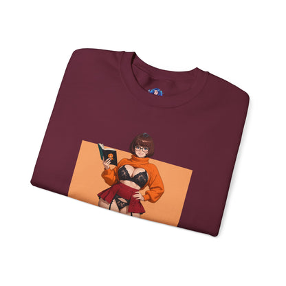 Толстовка з Велмою, пухкий виріз із зображенням Скубі-Ду, ретро-одяг для колекціонерів та шанувальників у стилі фандому