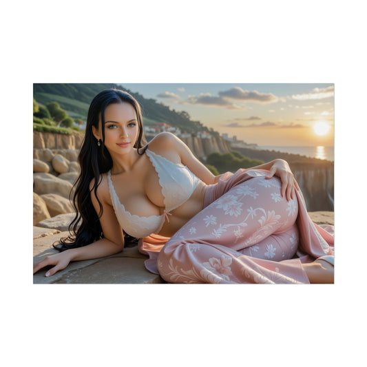 Настінний плакат Вайфу | Аніме-принт Ніко Робін для декору та встановлення отаку