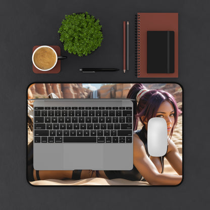 Килимок для миші Yoruichi Shihouin для ігор, килимок для столу Bleach, комплект аніме-дівчини-воїна