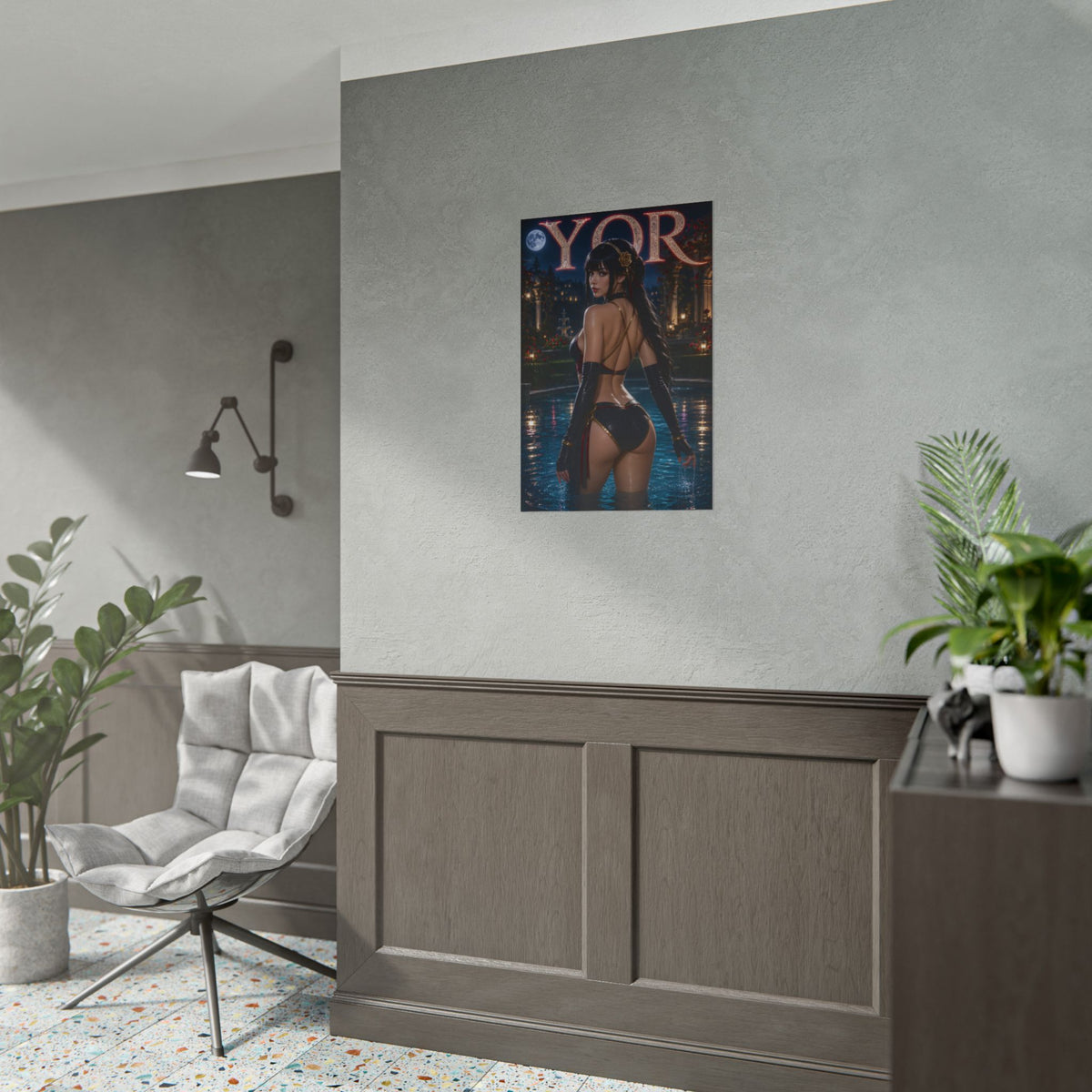 Yor Forger Spy x Family Poster Anime Wall Art Manga Style Bedroom Room Decor
