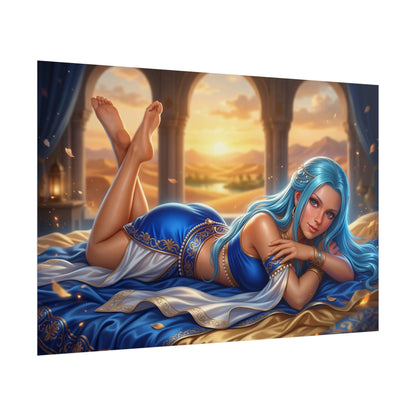 Nefertari Vivi Poster, One Piece Wall Art, Anime Print Decor