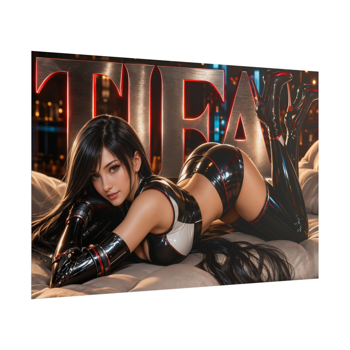 Tifa Lockhart Poster Gaming Wall Art Gamer Room Decor Collectible Print