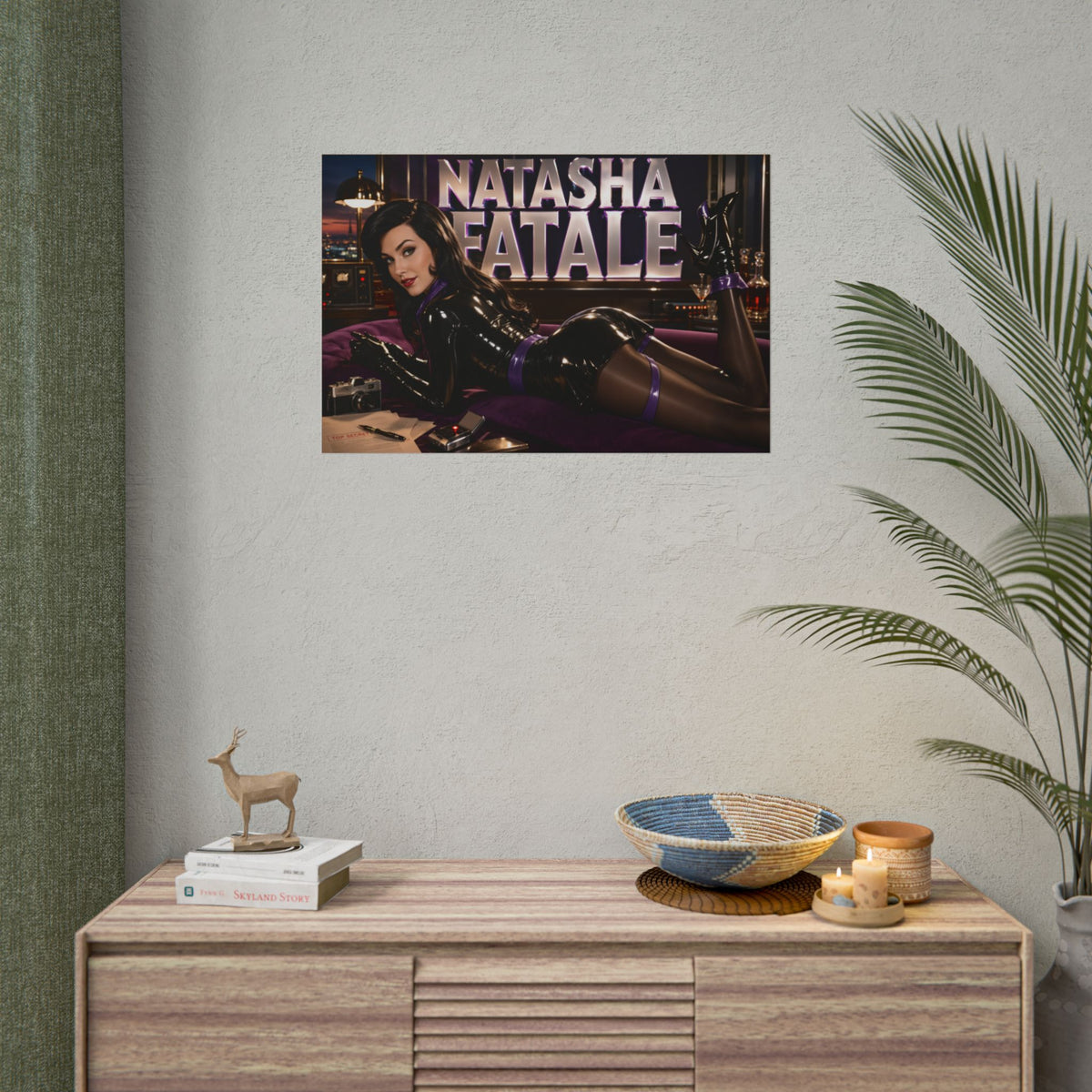 Natasha Fatale The Rocky and Bullwinkle Show Poster Wall Art Character Room Deco