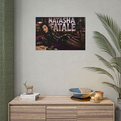 Natasha Fatale The Rocky and Bullwinkle Show Poster Wall Art Character Room Deco