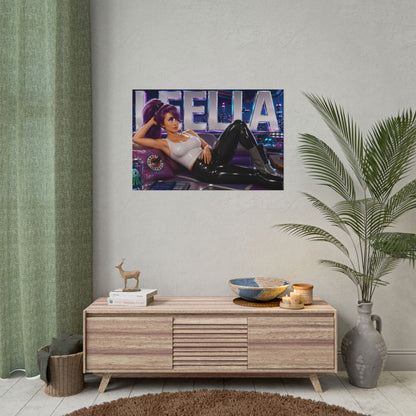 Turanga Leela Character Poster Futurama Wall Decor Collectible Art Print