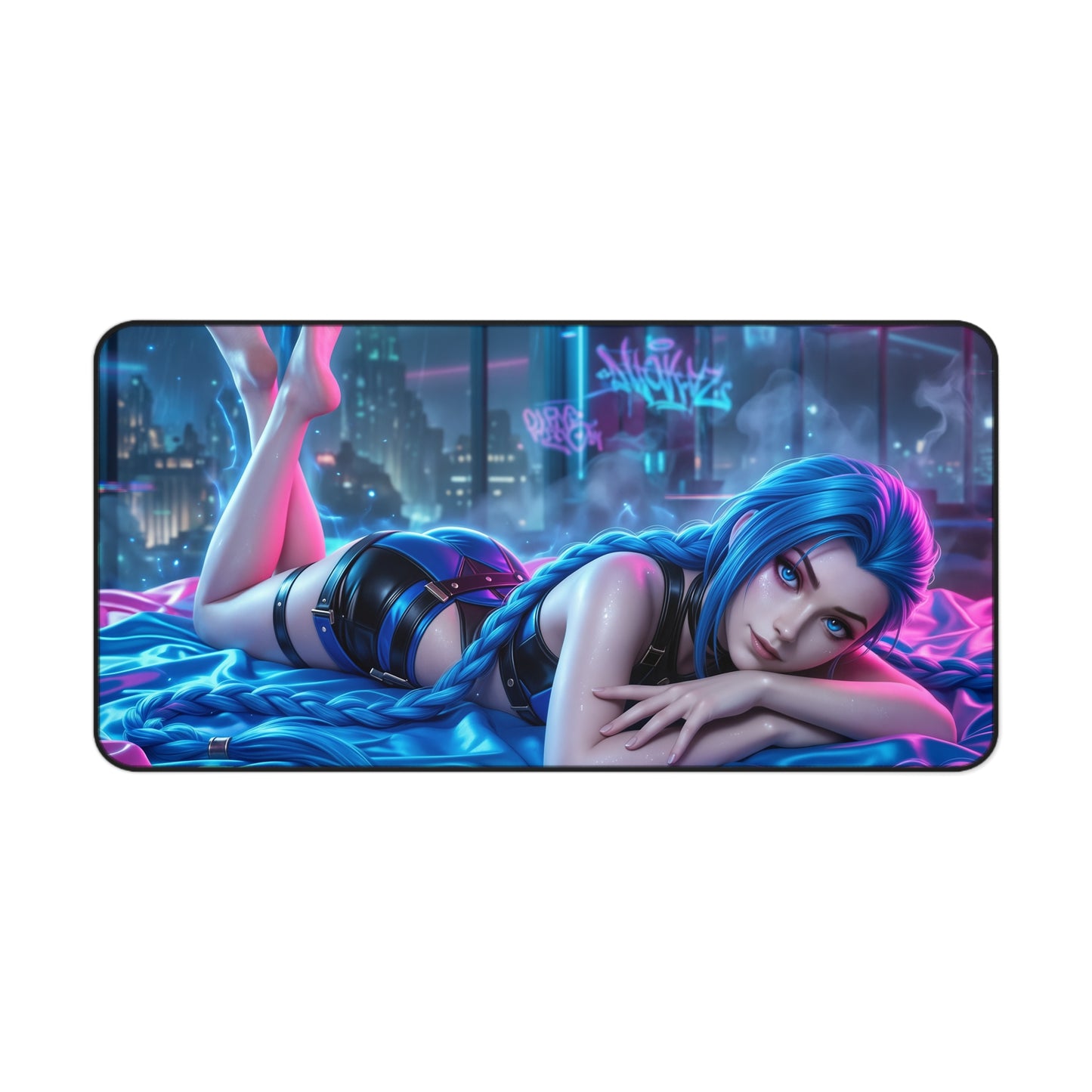 Arcane Mouse Pad, Jinx Desk Mat, Anime Mouse Pad XXL