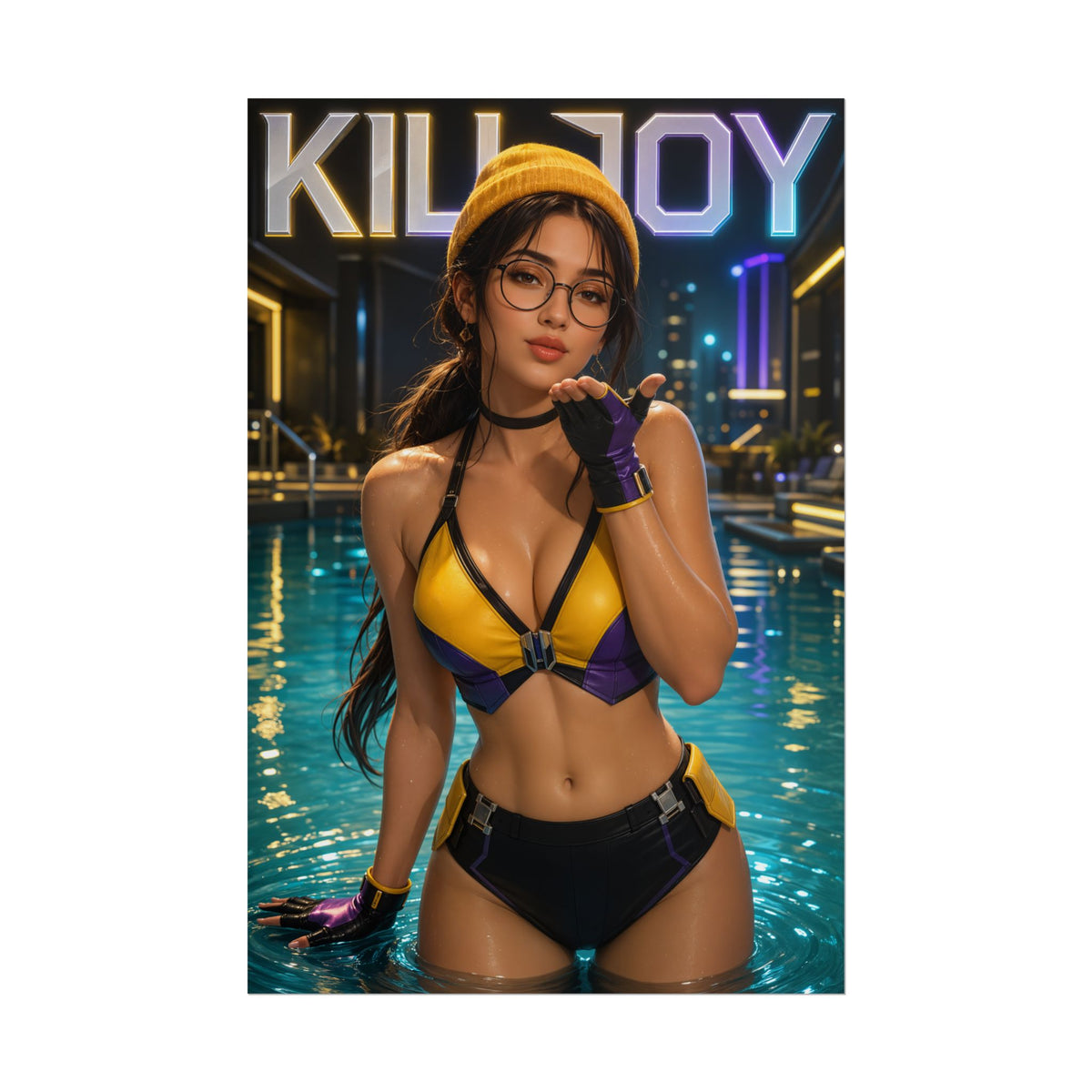 Killjoy Character Poster Valorant Gamer Gift Gaming Setup Wall Decor Print
