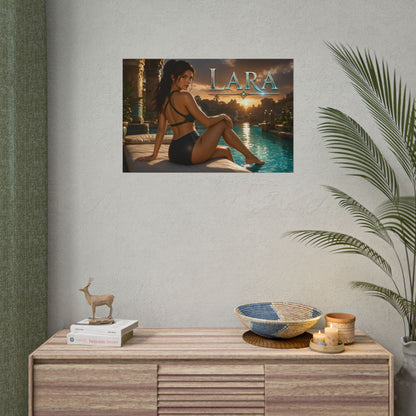 Lara Croft Tomb Raider Gaming Poster Wall Art Gamer Room Decor Collectible Print