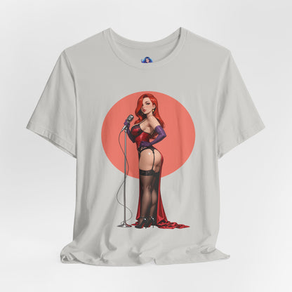Jessica Rabbit T-Shirt | Kultiges Cartoon-Diva-Shirt für Fans &amp; Sammler | Glamouröses Waifu-Shirt
