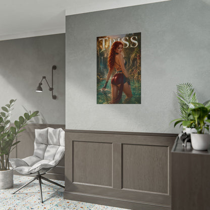 Triss Merigold The Witcher Wall Art Poster Fantasy Bedroom Decor Character Print