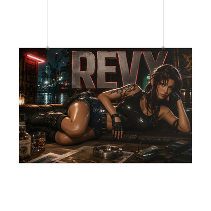 Anime Room Decor Revy Black Lagoon Poster Wall Art Character Print