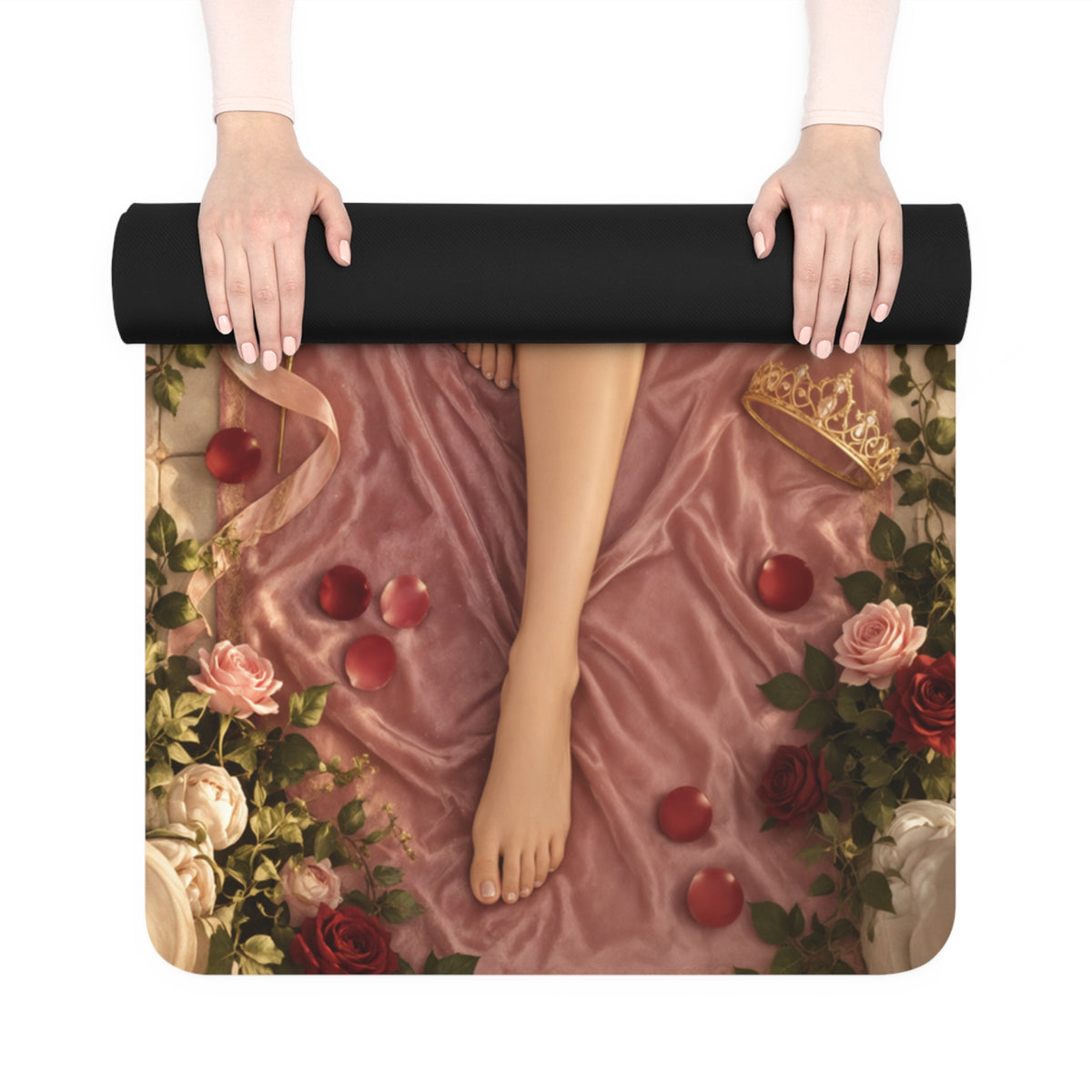 Princess Aurora Yoga Mat Soft Suede Home Gym Exercise Fitness 24x72