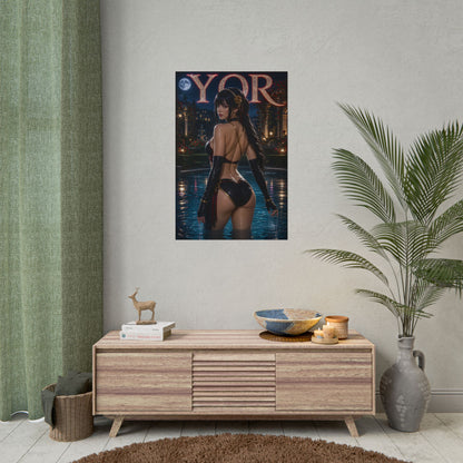 Yor Forger Spy x Family Poster Anime Wall Art Manga Style Bedroom Room Decor