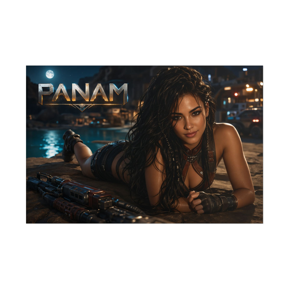 Panam Palmer Character Poster Cyberpunk Gaming Setup Wall Decor Collector Print