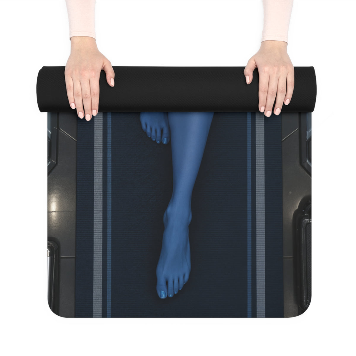 Glamour Mystique Yoga Mat 24x72 Non Slip Fitness Pilates Mat