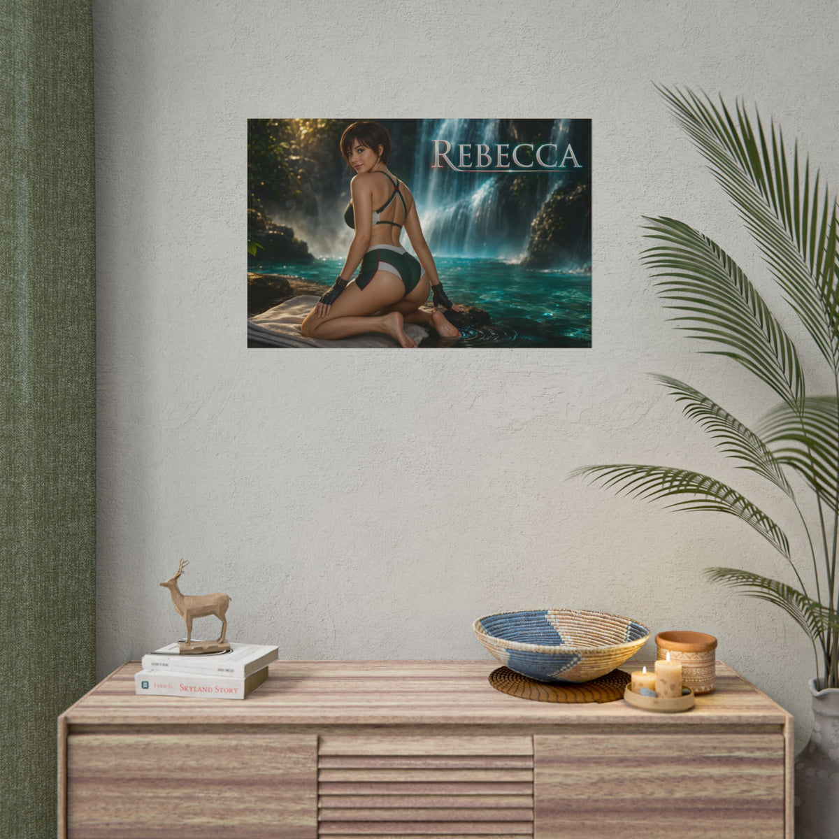 Rebecca Chambers Gaming Poster Wall Art Gamer Room Decor Collectible Print