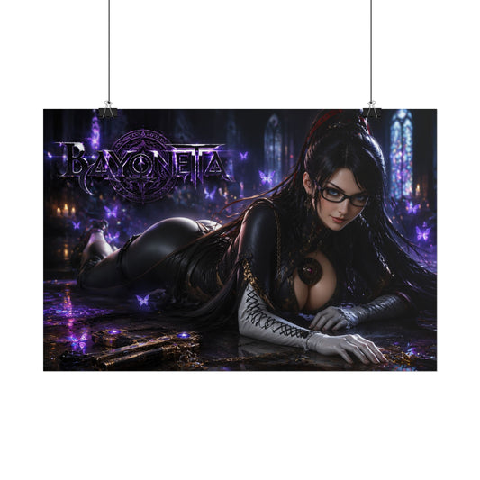 Gaming Wall Art Bayonetta Poster Game Room Decor Gamer Gift Art Print