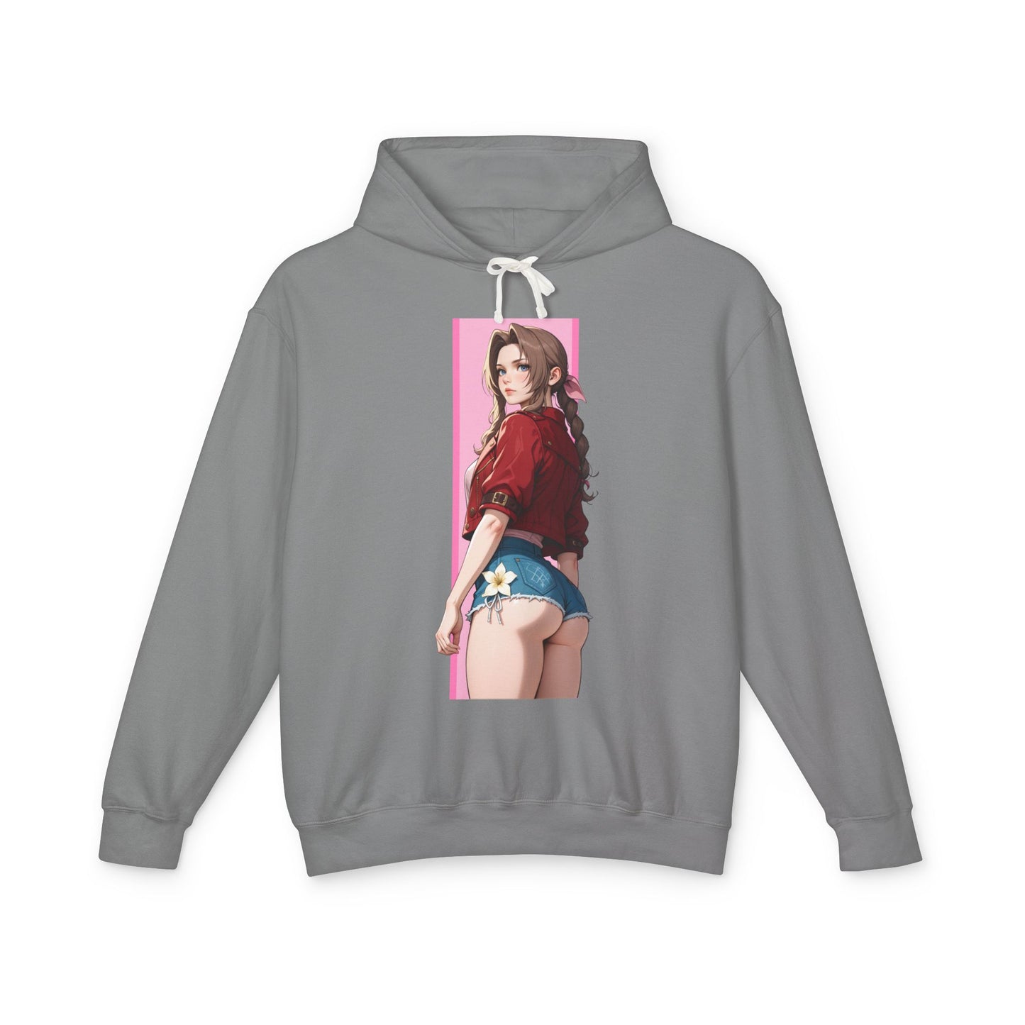 Aerith Gainsborough Hoodie | Fantasy RPG Hoodie | Anime Heroine Pullover
