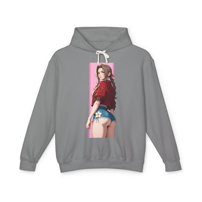 Aerith Gainsborough Hoodie | Fantasy RPG Hoodie | Anime Heroine Pullover