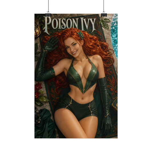 Poison Ivy Comic Poster Character Wall Art Collector Room Decor Art Print