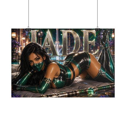 Jade Mortal Kombat Poster Gaming Wall Art Gamer Room Decor Collectible Print