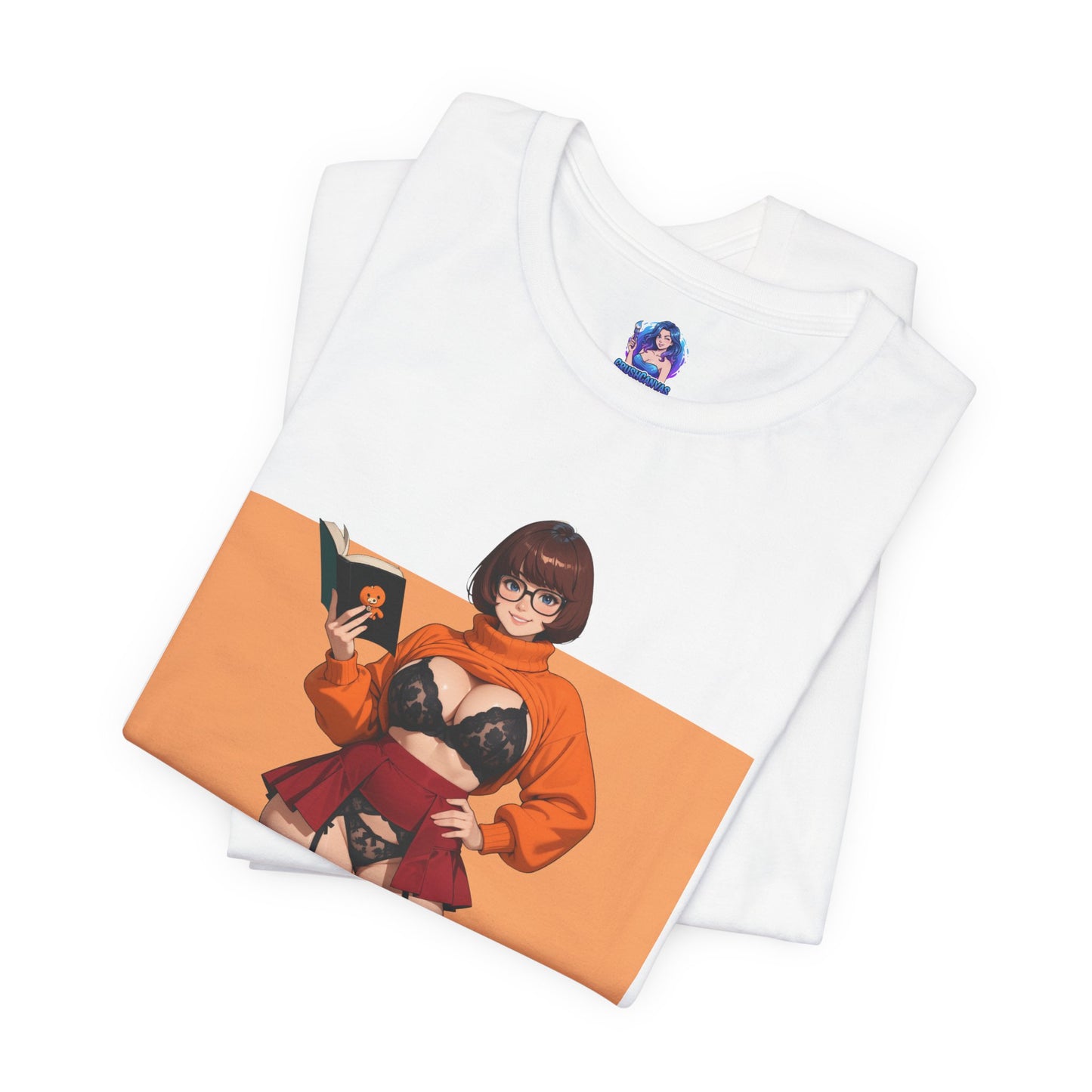 Velma Grafik-T-Shirt | Süßes Nerd-Girl-T-Shirt für Otakus und Retro-Fans | Smart-Heroine-Shirt