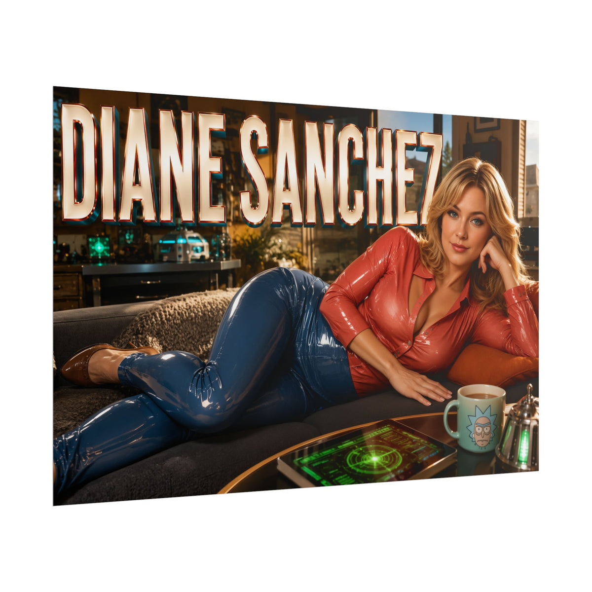 Diane Sanchez Rick and Morty Wall Art Poster Character Decor Collector Gift