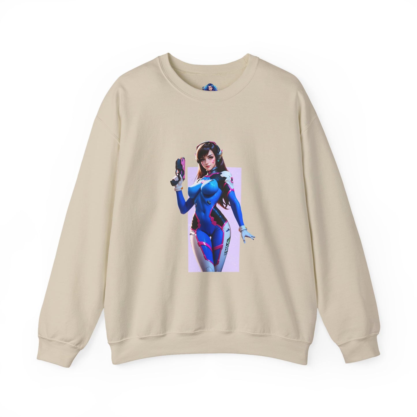 D.Va Sweatshirt, Overwatch Rundhalsausschnitt, Gemütliche Gamer-Streetwear für Fans und Sammler
