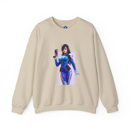 D.Va Sweatshirt, Overwatch Rundhalsausschnitt, Gemütliche Gamer-Streetwear für Fans und Sammler