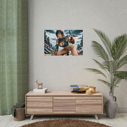 Waifu-Wandposter | Anime-Print mit Yuffie Kisaragi für die Gaming-Zimmer-Deko