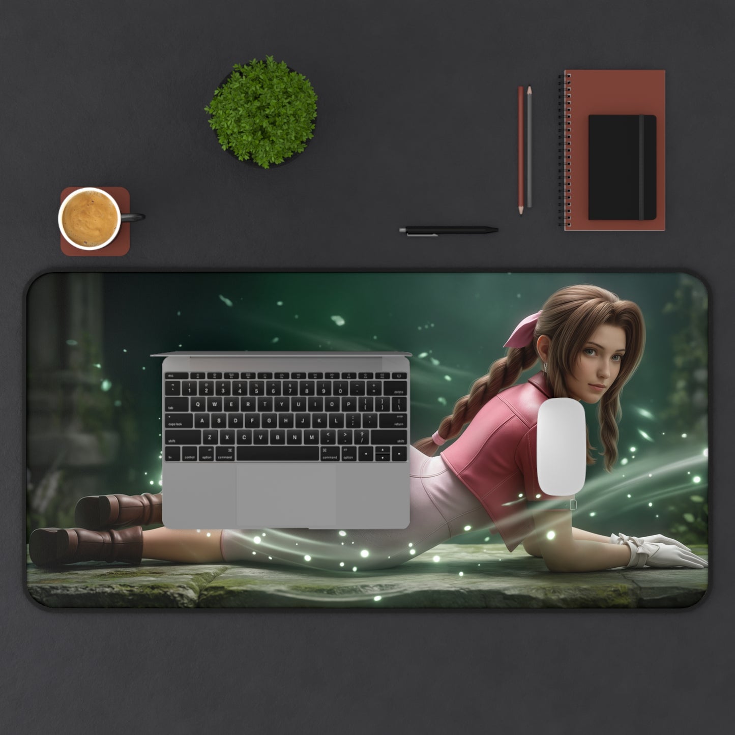 Final Fantasy Mouse Pad, Aerith Desk Mat, Gamer Gift