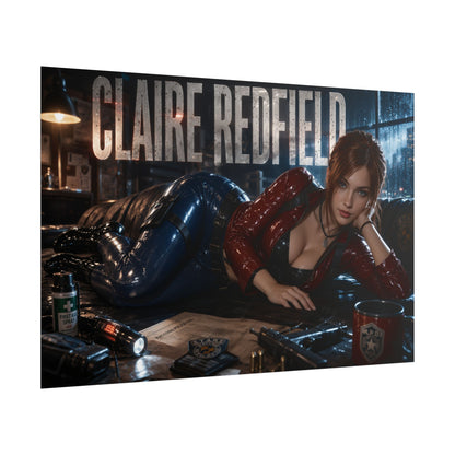 Claire Redfield Resident Evil Poster Gaming Wall Art Gamer Room Decor Art Print