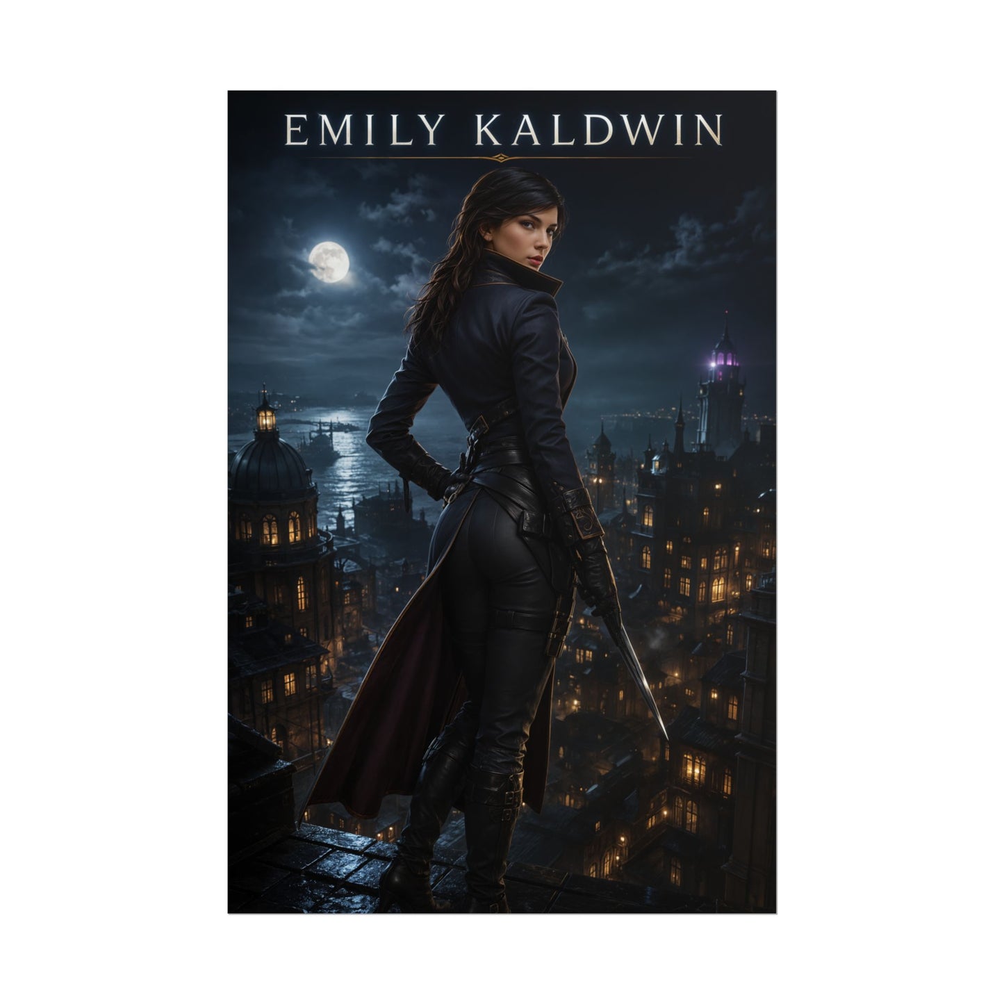 Emily Kaldwin Poster, Dishonored Wall Art, Gaming Poster, Room Decor