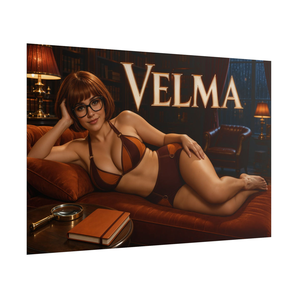 Velma Scooby Doo Cartoon Poster Character Wall Art Room Decor Collectible Print