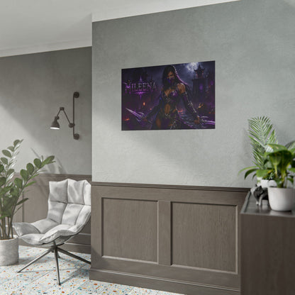 Mileena Character Poster Mortal Kombat Gaming Setup Wall Decor Collector Print