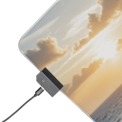 Килимок для столу Nami – світлодіодний RGB-підсвітлювальний килимок, ігровий комплект із зображенням дівчини з аніме Waifu