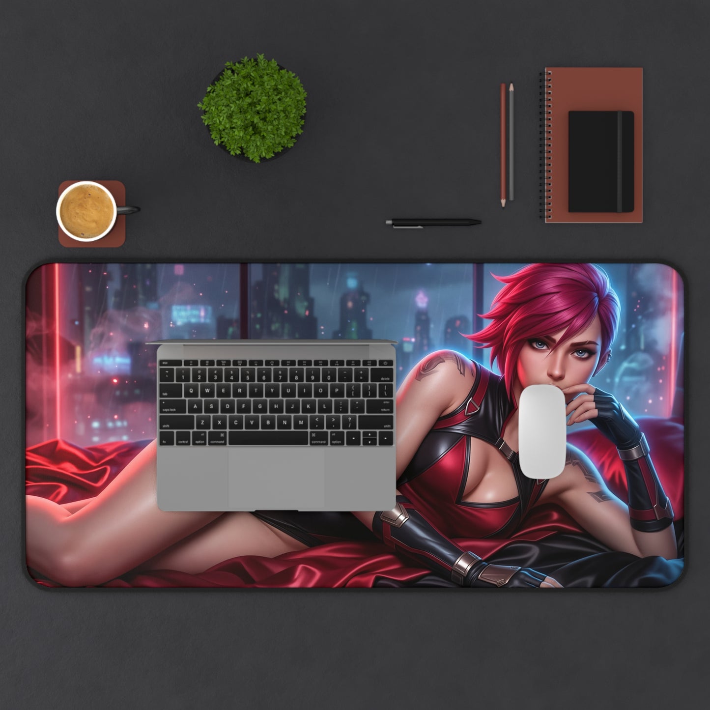 Arcane Mouse Pad, Vi Desk Mat, Anime Decor XXL