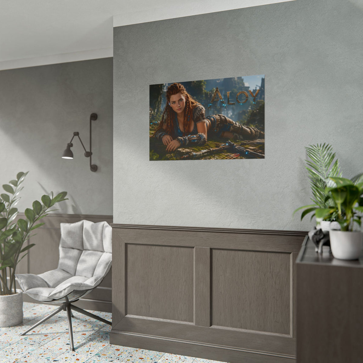 Aloy Horizon Gaming Poster Wall Art Gamer Room Decor Collectible Print