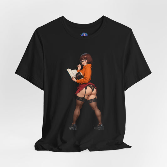Velma-T-Shirt | Smartes Geek-Girl-Shirt für Fans &amp; Sammler | Süßes Shirt für die geheimnisvolle Heldin