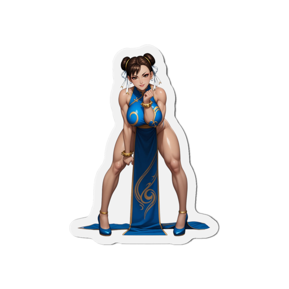 Chun-Li-Magnet – Street Fighter-Kühlschrankmagnet, Anime-Kriegerin-Dekoration