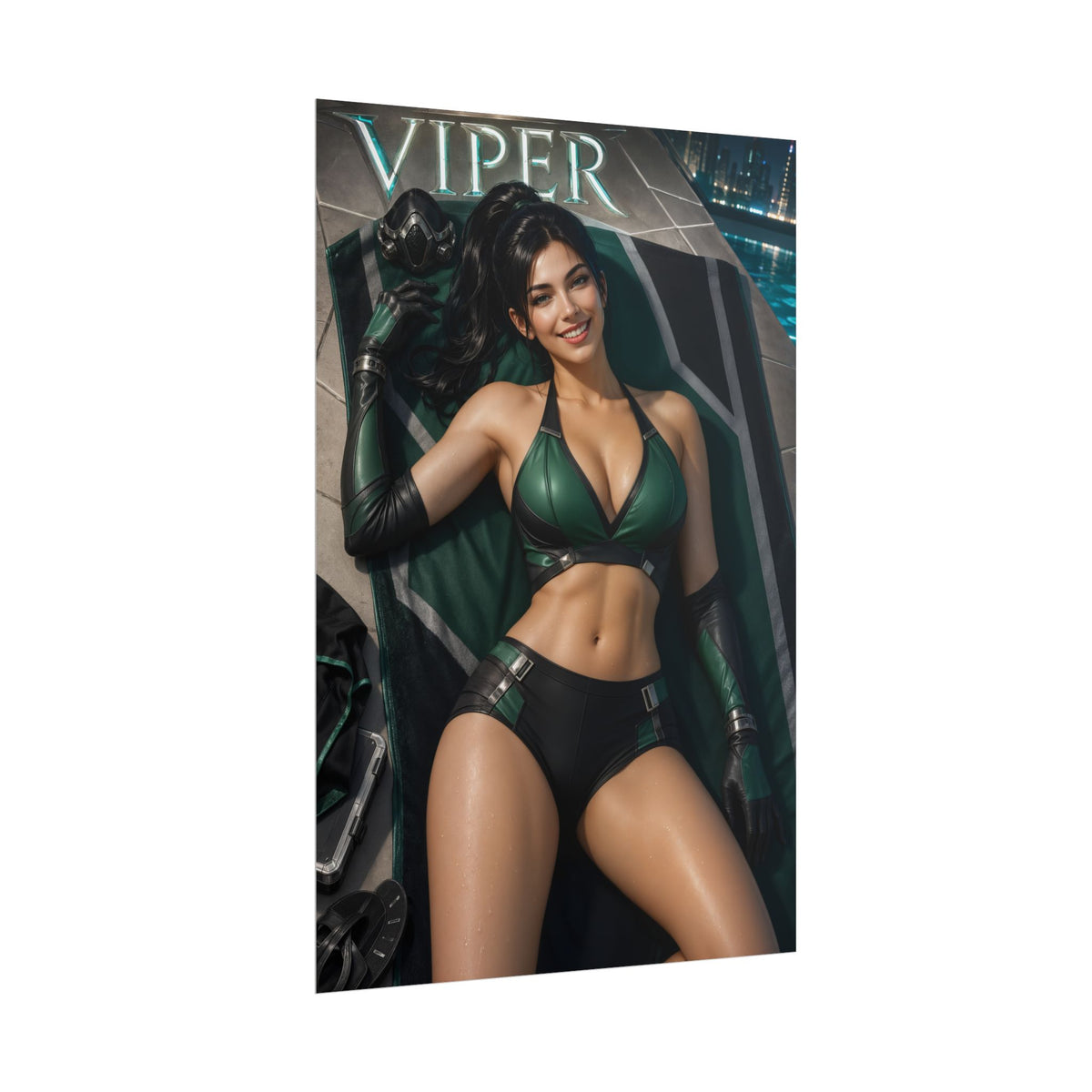 Viper Character Poster Valorant Gamer Gift Gaming Setup Wall Decor Print