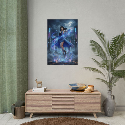 Rinoa Heartilly Poster – Final Fantasy Wall Art Print, Classic JRPG Decor